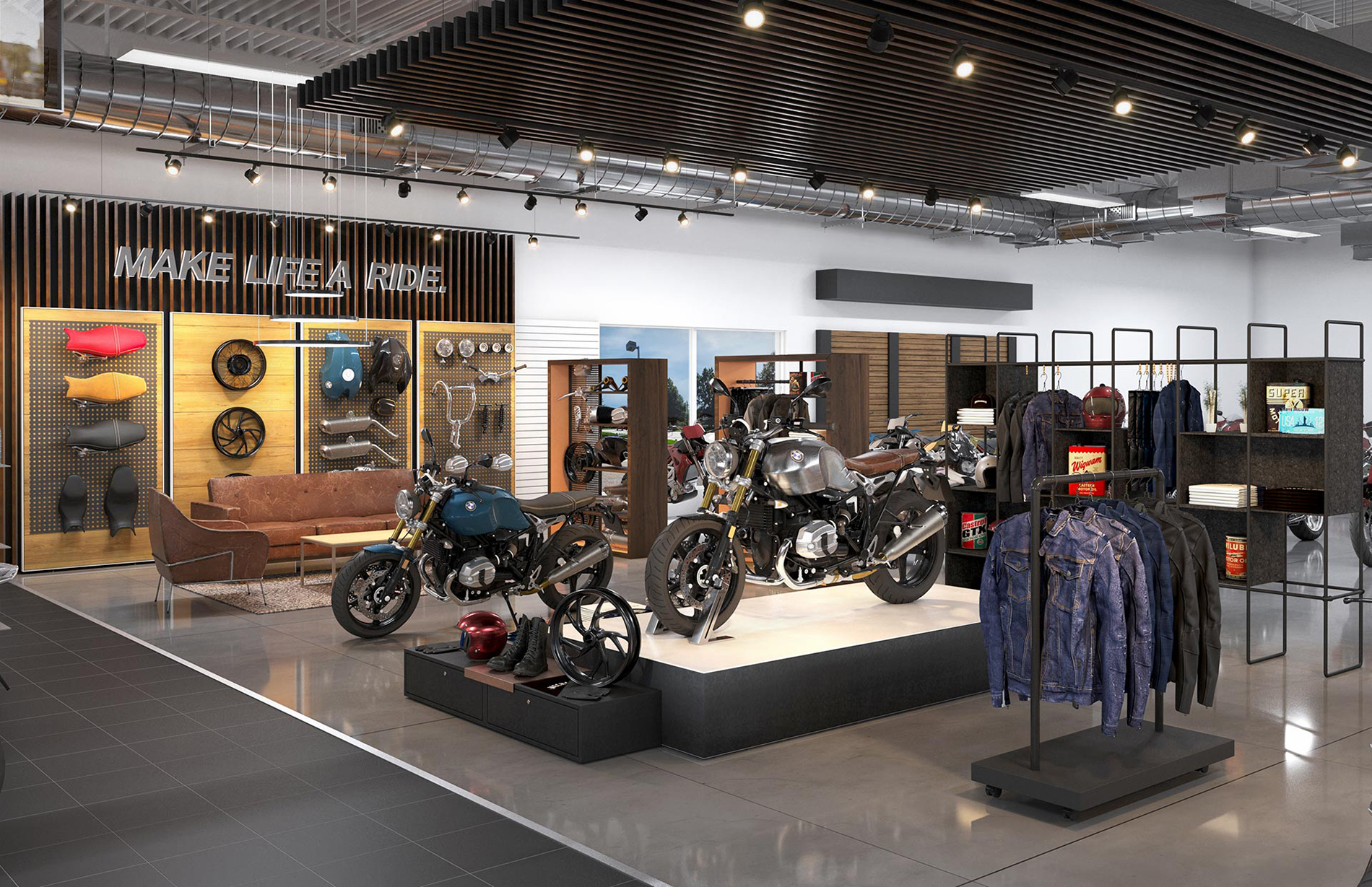 BMW Motorrad In-Store Design Guide & Visual Merchandising - LOOK Marketing