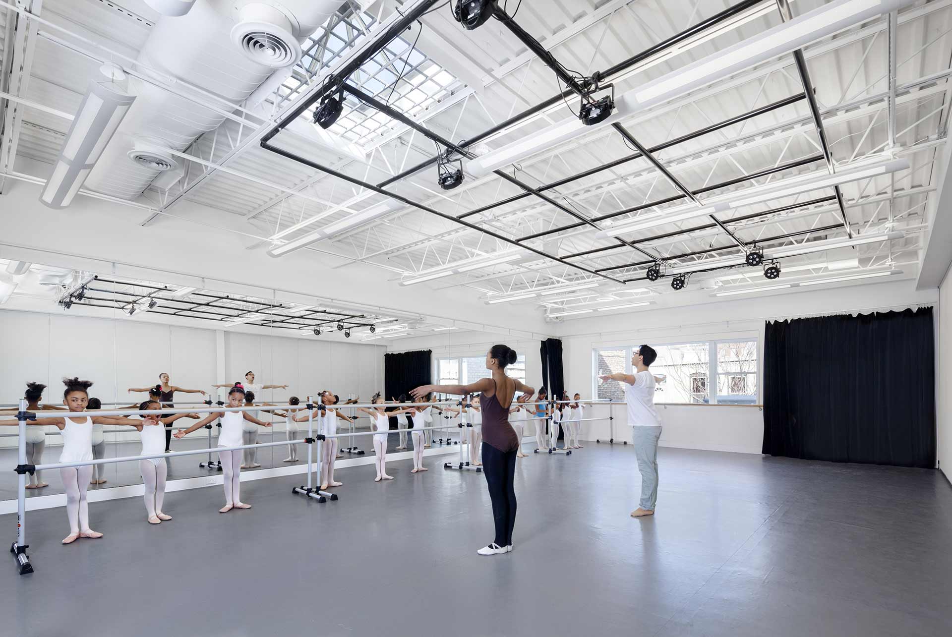 Dance classroom space