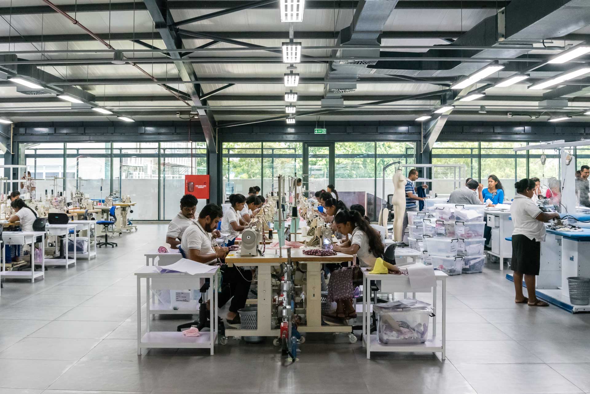 Production Floor showing wide open space